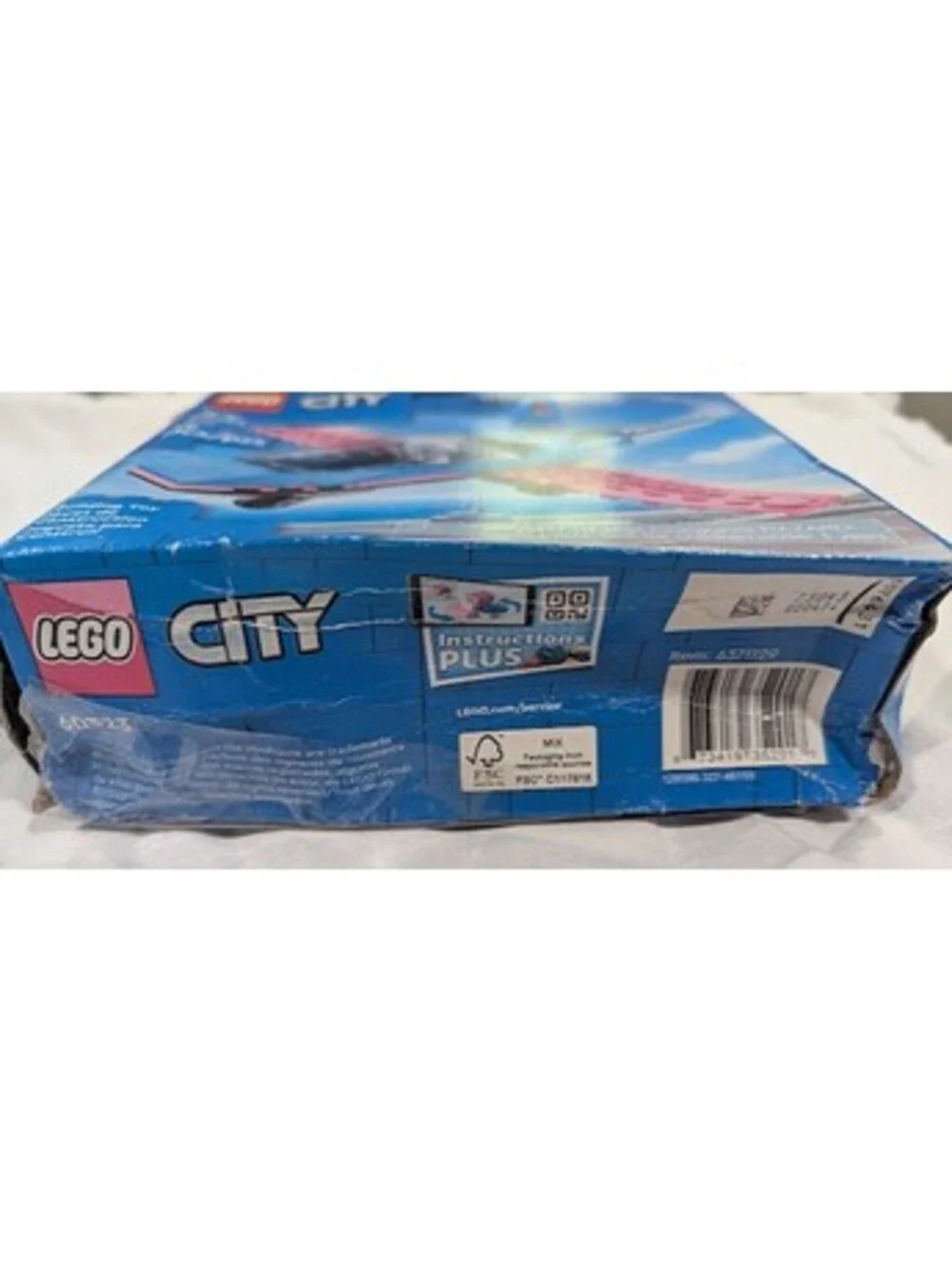 LEGO CITY: Stunt Plane (60323) Complete Box Damaged